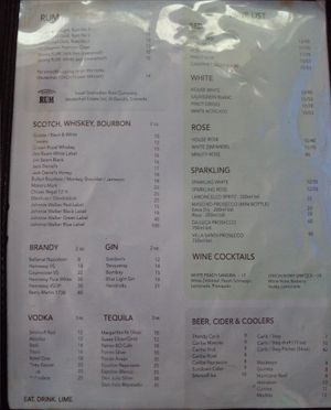  at Umbrellas Beach Bar in St Georges