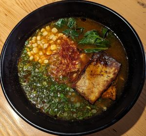 Vegan Red Ramen at Matsunoki Ramen - Pine St Market in Portland