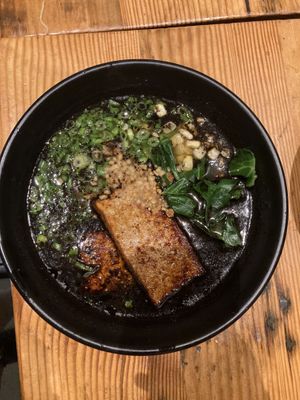 Garlic ramen  at Matsunoki Ramen - Pine St Market in Portland