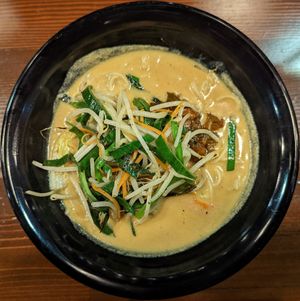 Miso ramen at Kinboshi Ramen in Portland