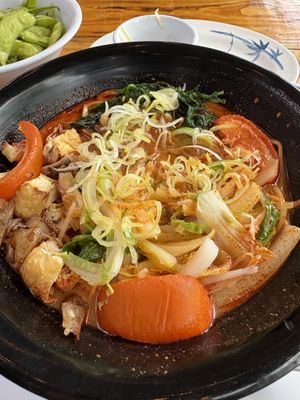 Vegan Shio Tonyu Red  at Kinboshi Ramen in Portland