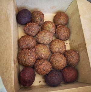 Regular, bbq and sriracha!  at The HipPea in Long Beach