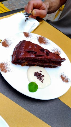 Torta Sacher at Amaranta Bio Bistrot in Rovereto