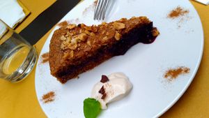 Torta grano saraceno senza glutine at Amaranta Bio Bistrot in Rovereto