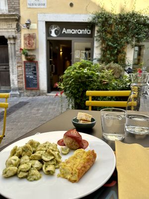 Ottimi ristorantino familiare nel centro di Rovereto   at Amaranta Bio Bistrot in Rovereto