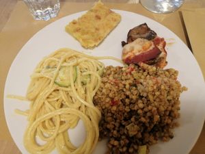Buffet at Amaranta Bio Bistrot in Rovereto