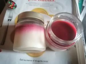 Panna Cotta al lampone at Black Sheep Raw • Vegan Lab & Bistrot in Trento