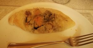 Panzerotto at Black Sheep Raw • Vegan Lab & Bistrot in Trento