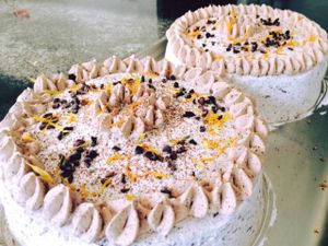 Wonderful cake at Black Sheep Raw • Vegan Lab & Bistrot in Trento