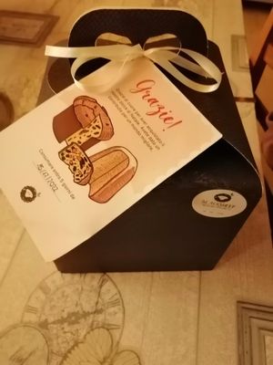 Pandoro vegan at Black Sheep Raw • Vegan Lab & Bistrot in Trento