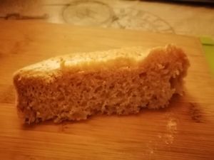 Fetta di pandoro vegan at Black Sheep Raw • Vegan Lab & Bistrot in Trento