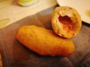 Panzerotto at Black Sheep Raw • Vegan Lab & Bistrot in Trento