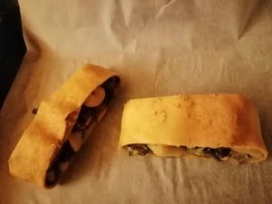 Strudel salato at Black Sheep Raw • Vegan Lab & Bistrot in Trento