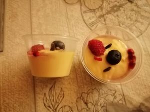 Panna cotta alla zucca at Black Sheep Raw • Vegan Lab & Bistrot in Trento