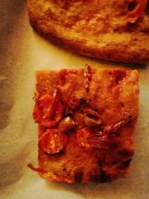 Pizza at Black Sheep Raw • Vegan Lab & Bistrot in Trento