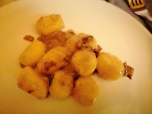 Gnocchi at Black Sheep Raw • Vegan Lab & Bistrot in Trento