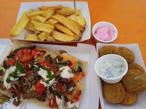 Stand at the Dolomiti pride, everything so good at Black Sheep Raw • Vegan Lab & Bistrot in Trento