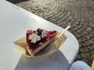Cheesecake at Black Sheep Raw • Vegan Lab & Bistrot in Trento