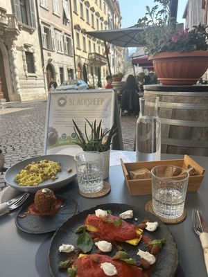 Total cost for everything here was €42  at Black Sheep Raw • Vegan Lab & Bistrot in Trento