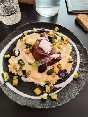 Seitan at Black Sheep Raw • Vegan Lab & Bistrot in Trento