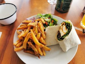 Satay tofu wrap at Eat Me in Scarborough