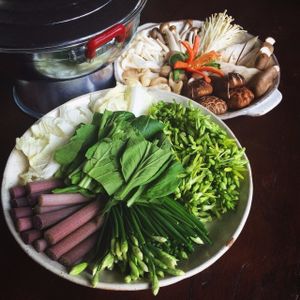 Hot pot at Pi Vegetarian Bistro in Ho Chi Minh City