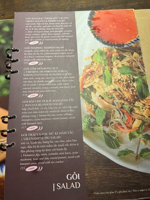 Menú   at Pi Vegetarian Bistro in Ho Chi Minh City