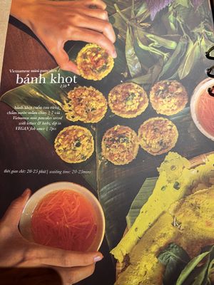 Menú  at Pi Vegetarian Bistro in Ho Chi Minh City