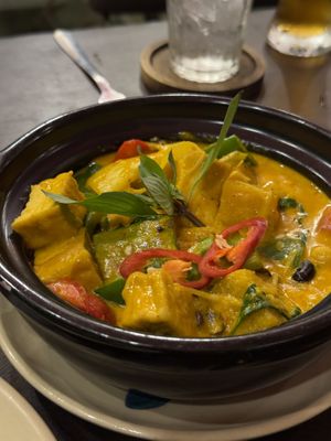Pumpkin curry  at Pi Vegetarian Bistro in Ho Chi Minh City