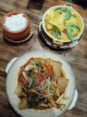 Curry with bamboo shoots at Pi Vegetarian Bistro in Ho Chi Minh City