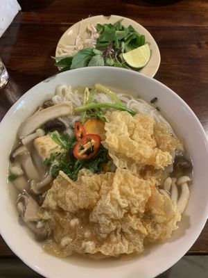 Vegan Pho  at Pi Vegetarian Bistro in Ho Chi Minh City