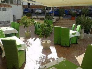 Great terase for enjoy... at Daniela - Creative Vegan Cuisine in Los Cristianos