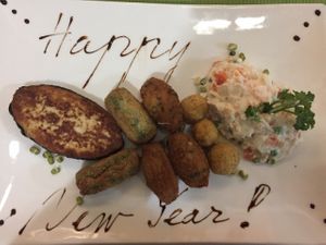 New year 2017 at Daniela - Creative Vegan Cuisine in Los Cristianos