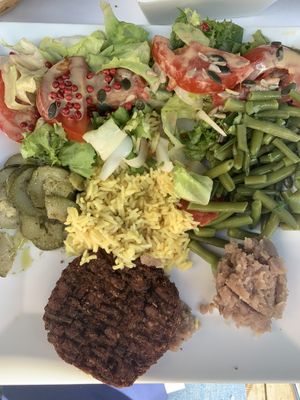 Assiette vegie  at La Salamandre in Etretat