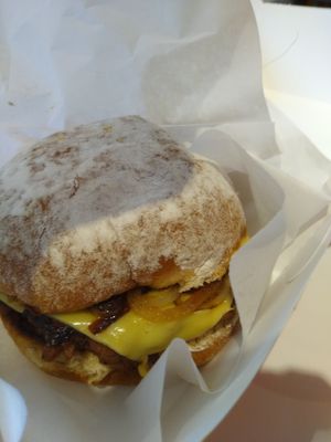 Vegan burger #Veganuary at Yeah Burger - Howell Mill Rd in Atlanta
