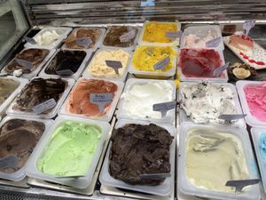 Sorbets + some more yummy ice creams  at Ice Cream Saloon Clio in Nessebar