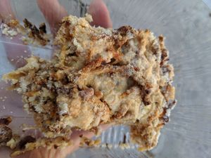 Apple crumble at Ice Cream Saloon Clio in Nessebar