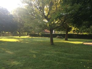 The garden at Domaine de Broc Fontaine in Brosville