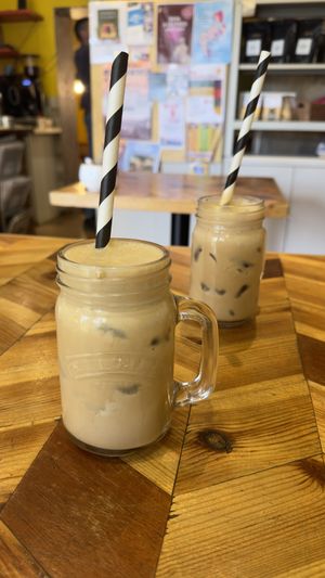   at Qupi Cafe and Bistro in Edinburgh