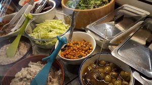 fresh ingredients every day at Qupi Cafe and Bistro in Edinburgh