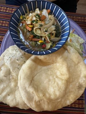 Kreala curry   at Himalaya Cafe in Edinburgh