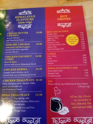  at Himalaya Cafe in Edinburgh