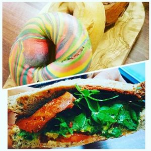  Rainbow bagels and vegan BLTs at The Flame Tree Cafe in Dundee