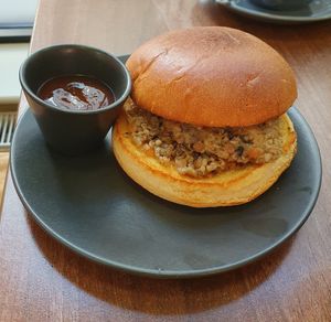 Haggis roll at The Flame Tree Cafe in Dundee