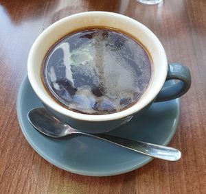 Americano at The Flame Tree Cafe in Dundee