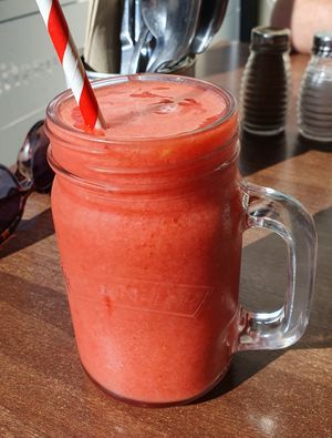 Smoothie at The Flame Tree Cafe in Dundee