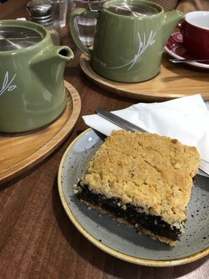 Vegan Date Crumble  at The Flame Tree Cafe in Dundee