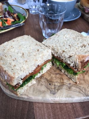 Vegan BLT at The Flame Tree Cafe in Dundee
