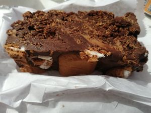 Vegan crispy cake at The Great British Cupcakery in Newcastle Upon Tyne