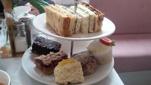 Afternoon tea vegan style... at The Great British Cupcakery in Newcastle Upon Tyne